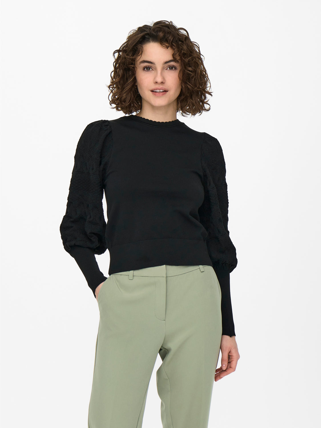 ONLMELITA Pullover - Sort